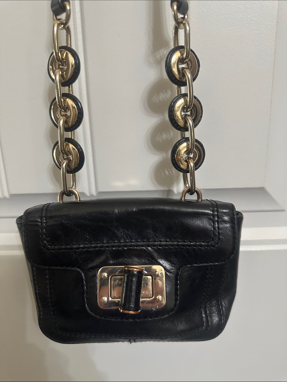 Reiss Black Small Crossbody